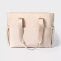 Multi-Pocket Soft Tote Bag