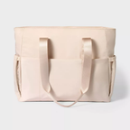 Multi-Pocket Soft Tote Bag